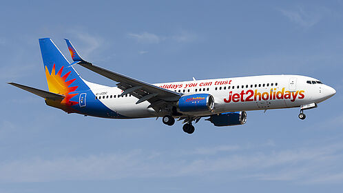 Boeing 737-800 G-JZDC operated by Jet2
