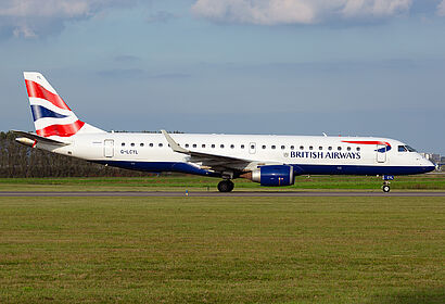 Embraer 190 G-LCYL operated by British