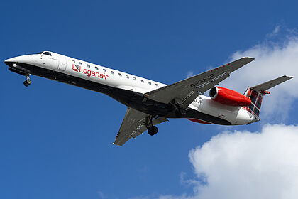 Embraer 145 G-SAJF operated by Loganair