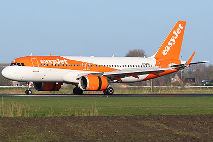 Airbus A320 G-UZHL operated by easyJet