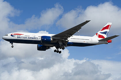 Boeing 777-200 / 200ER Passenger G-VIIL operated by British