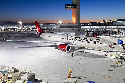 Airbus A330-300 G-VSRB operated by Virgin Atlantic