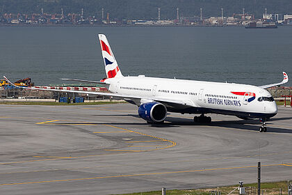Airbus A350-1000 G-XWBL operated by British