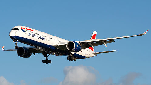 Airbus A350-1000 G-XWBS operated by British