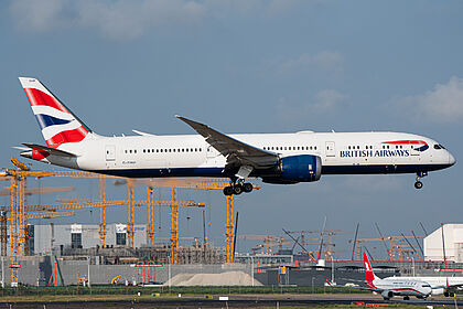 Boeing 787-9 G-ZBKP operated by British