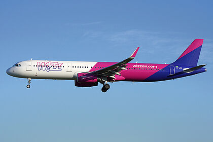 Airbus A321 HA-LXW operated by Wizz Air Malta