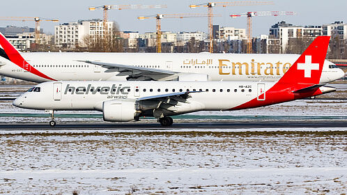 Embraer 190 HB-AZC operated by SWISS