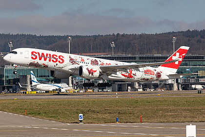 Airbus A350-900 HB-IFA operated by SWISS