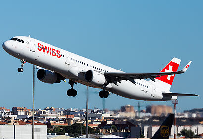 Airbus A321 HB-ION operated by SWISS