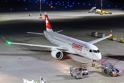 Airbus A220-300 (Bombardier C-Series Cs300) HB-JCB operated by SWISS