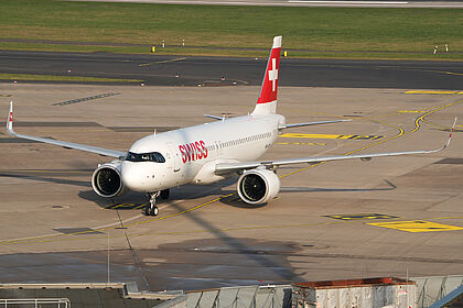 Airbus A320 NEO HB-JDK operated by SWISS