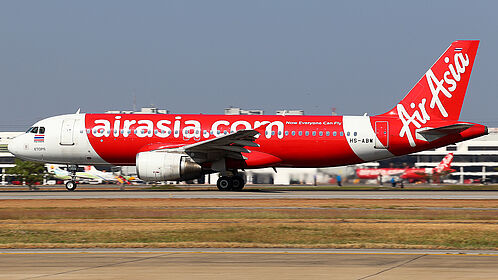 Airbus A320 HS-ABW operated by Thai AirAsia