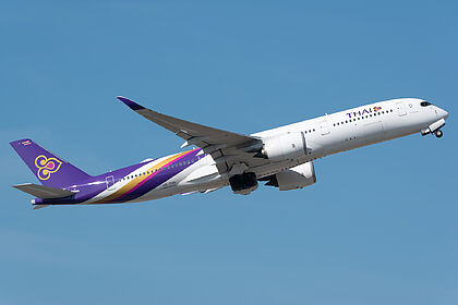 Airbus A350-900 HS-THV operated by Thai  International
