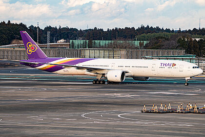 Boeing 777-300ER Passenger HS-TTA operated by Thai  International