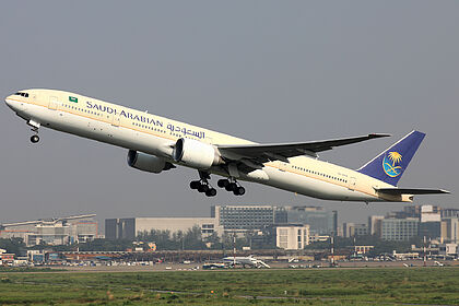 Boeing 777 HZ-AK11 operated by Saudi Arabian