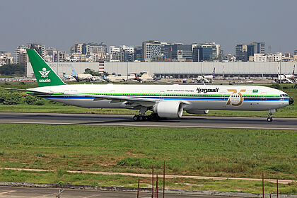 Boeing 777 HZ-AK28 operated by Saudi Arabian