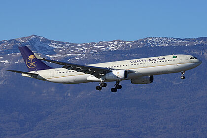 Airbus A330-300 HZ-AQ14 operated by Saudi Arabian