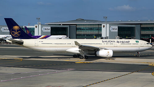 Airbus A330 HZ-AQ18 operated by Saudi Arabian