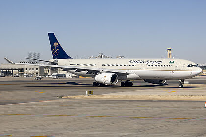 Airbus A330 HZ-AQJ operated by Saudi Arabian