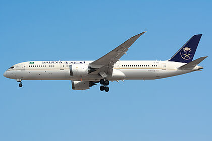 Boeing 787-9 HZ-ARG operated by Saudi Arabian