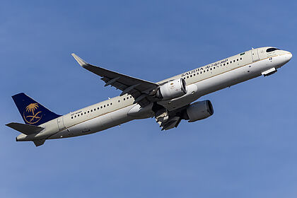Airbus A321 NEO HZ-ASAB operated by Saudi Arabian