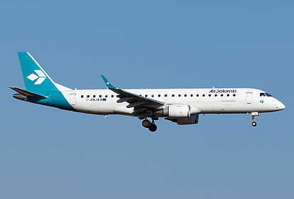 Embraer 190 I-JENJ operated by Air Dolomiti