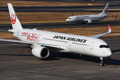 Airbus A350-900 JA01XJ operated by JAL