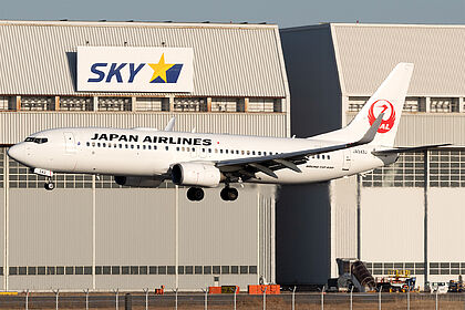 Boeing 737-800 JA343J operated by JAL