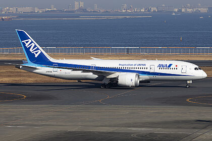 Boeing 787 JA809A operated by ANA