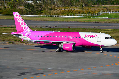 Unknown JA821P operated by Peach Aviation