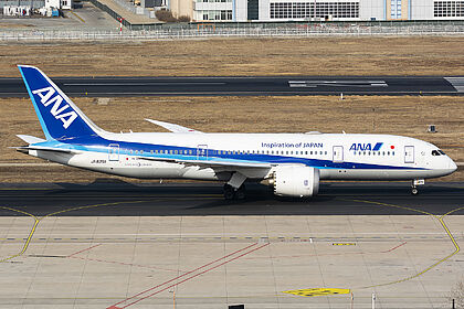 Boeing 787-8 JA835A operated by ANA