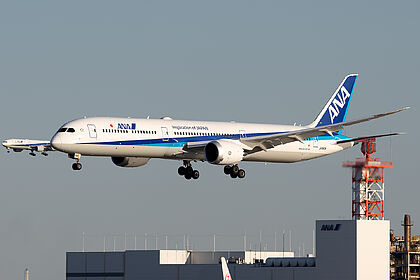 Boeing 787 JA990A operated by ANA