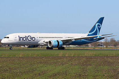Boeing 787-9 LN-LNO operated by IndiGo