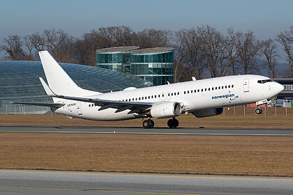 Boeing 737-800 LN-NGK operated by Norwegian Air Shuttle