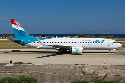 Boeing 737 LX-LBL operated by Luxair