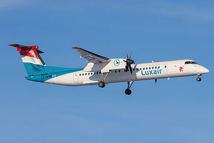 Bombardier (De Havilland) Dhc-8-400 LX-LQI operated by Luxair