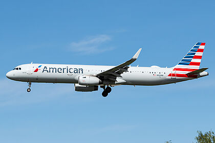 Airbus A321 (Sharklets) N104NN operated by American