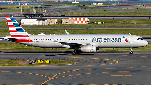 Airbus A321 N134AN operated by American