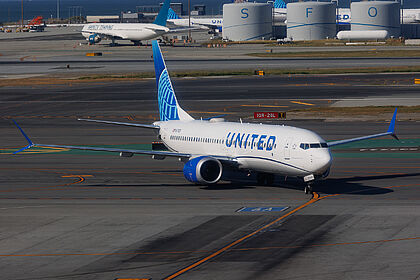 Boeing 737 MAX 8 N17301 operated by United