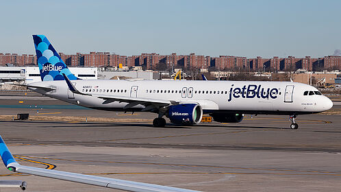 Airbus A321 NEO N2017J operated by JetBlue