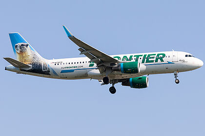 Airbus A320 N236FR operated by Frontier