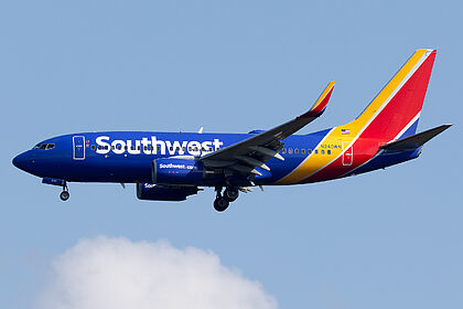 Unknown N240WN operated by Southwest