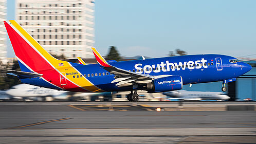 Unknown N249WN operated by Southwest