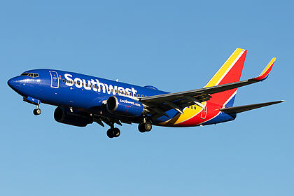 Unknown N261WN operated by Southwest