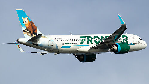 Airbus A320 N328FR operated by Frontier