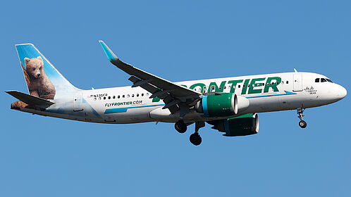 Airbus A320 (Sharklets) N335FR operated by Frontier