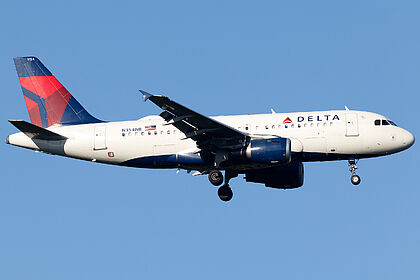 Airbus A319 N354NB operated by Delta Air Lines