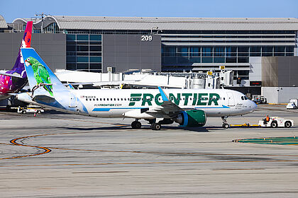 Unknown N390FR operated by Frontier