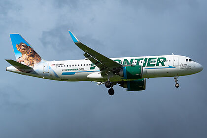 Airbus A320 NEO N394FR operated by Frontier