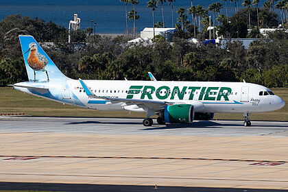 Unknown N402FR operated by Frontier